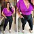Cropped Canelado Aline Fucsia Plus Size - Imagem 4