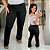 Calça Bailarina Suplex Preto Plus Size - Imagem 1