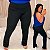 Calça Bailarina Suplex Preto Plus Size - Imagem 1