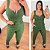 Macacão Bengaline Vip Verde Plus Size - Imagem 2