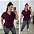 Vest Legging Básica Vinho Plus Size - Imagem 1
