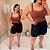 Alcinha Canelada Marrom Plus Size - Imagem 4