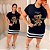 Vestido Animado Ursinho Paris Plus Size - Imagem 4