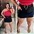 Short Saia Talita Malha Pop Preto Plus Size - Imagem 3