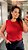 Blusa Canelada Juliete Vermelho Plus Size - Imagem 4