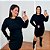 Vestido Anie Canelado Preto Plus Size - Imagem 1