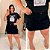 Saia Jeans Awa Maria Preto Cargo Plus Size - Imagem 4