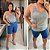Alcinha Gripper Cinza Plus Size - Imagem 3