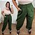 Calça Alfaiataria Lari Verde Militar Plus Size - Imagem 2