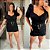 Conjunto Short Saia Ligia Preto Plus Size - Imagem 3
