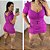 Conjunto Short Saia Ligia Fúcsia Plus Size - Imagem 3
