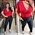 Cropped Canelado Aline Vermelho Plus Size - Imagem 3