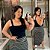 Top Alça Modal Preto Plus Size - Imagem 1