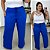 Calça Pantalona Canelada Veronica Azul Royal Plus Size - Imagem 1