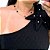 Blusa Bata Estrela Suzi Preta Plus Size - Imagem 3