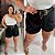 Short Alfaiataria Ayla Preto Plus Size - Imagem 3