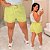 Short Alfaiataria Ayla Verde Plus Size - Imagem 1