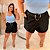 Short Alfaiataria Francine Preto Plus Size - Imagem 3
