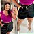 Short Alfaiataria Francine Preto Plus Size - Imagem 3