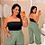 Top Faixa Lupita Preto Plus Size - Imagem 1