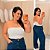 Top Faixa Lupita Branco Plus Size - Imagem 1