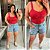 Alcinha Canelada Vermelha Plus Size - Imagem 3
