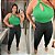 Body Adriana Verde Bandeira Plus Size - Imagem 2