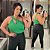 Body Adriana Verde Bandeira Plus Size - Imagem 1