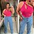 Body Adriana Pink Plus Size - Imagem 3