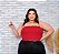 Top Faixa Lupita Vermelho Plus Size - Imagem 5