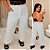 Calça Pantalona Fivela Mg Off White Plus Size - Imagem 1
