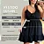 Vestido Susan Marrom Estampado Bege Plus Size - Imagem 4