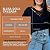 Blusa Gola Cruzada Azul Royal Plus Size - Imagem 2