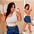 Cropped Nula Argola Vivi Branco Plus Size - Imagem 1