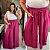 Calça Pantalona Cós Duplo Pink Plus Size - Imagem 3