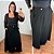 Saia Longa Daniela Preta Plus Size - Imagem 2