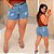 Short Jeans Awa Jane Marmorizado Plus Size - Imagem 1