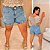 Short Jeans Awa Marisa Destroyed Plus Size - Imagem 1