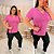 Vest Legging Básica Fúcsia Plus Size - Imagem 2
