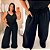 Calça Pantalona Sueli Preta Plus Size - Imagem 3