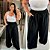 Calça Pantalona Sueli Preta Plus Size - Imagem 3