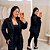 Blazer Max Célia Preto Plus Size - Imagem 1