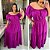 Vestido Ciganinha Mali Fúcsia Plus Size - Imagem 2