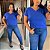 T shirt Básica Leila Azul Bic Plus Size - Imagem 3
