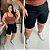 Bermuda Jeans B48 Sonia Cargo Preta Plus Size - Imagem 2
