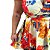 Macaquinho Cassandra Floral Laranja Plus Size - Imagem 4