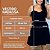 Vestido Curto Hadassa Azul Jeans Plus Size - Imagem 2