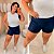 Short Cirre 3D Azul Plus Size - Imagem 4