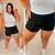 Short Cirre 3D Preto Plus Size - Imagem 4