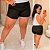 Short Cirre 3D Preto Plus Size - Imagem 1